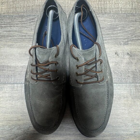 Cole Haan Gray Suede Apron Toe Oxford Shoes Men\'s Size 10.5 main image 5